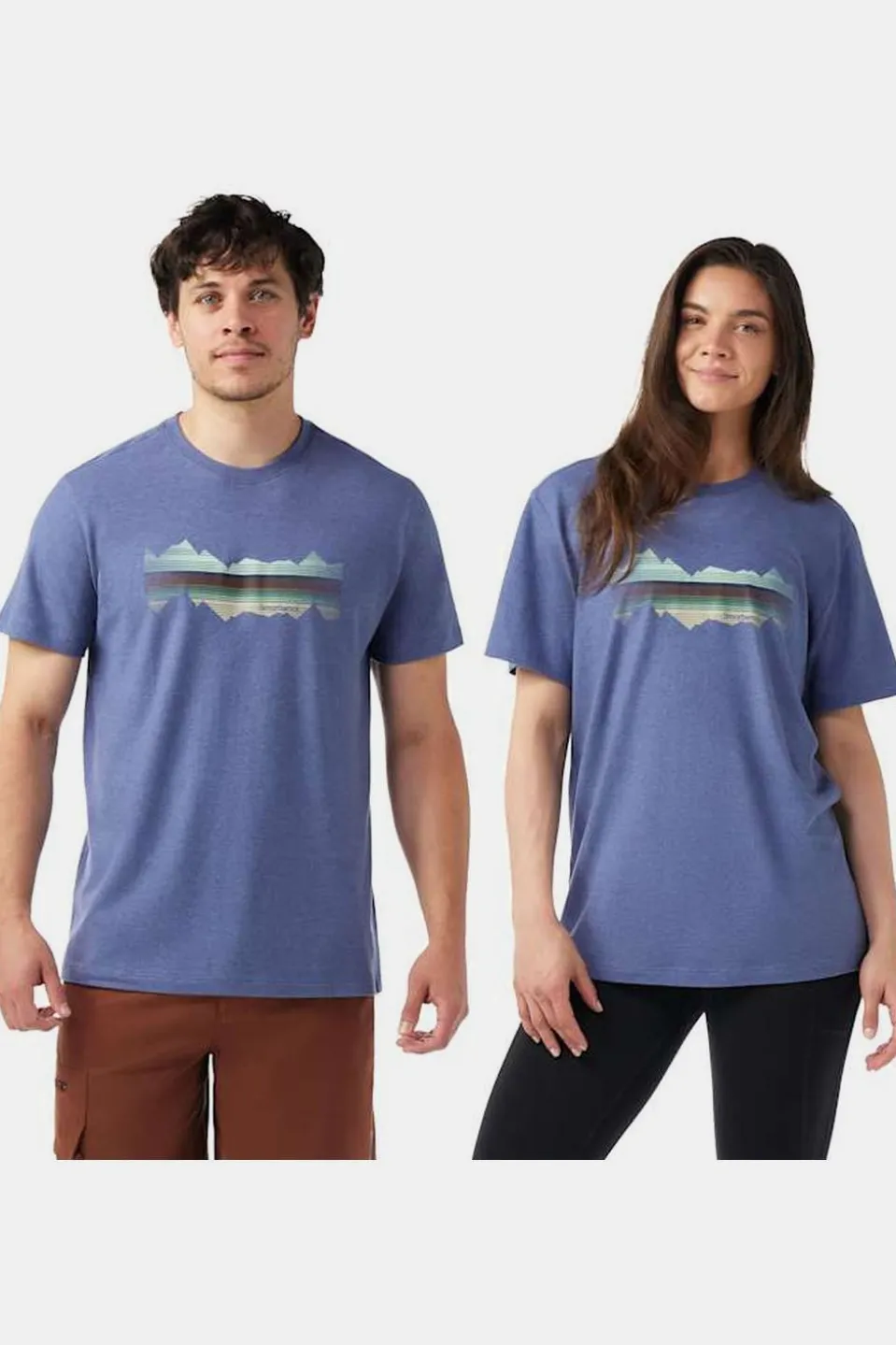 T-Shirt Mountain Horizon Short Sleeve Graphic Te
