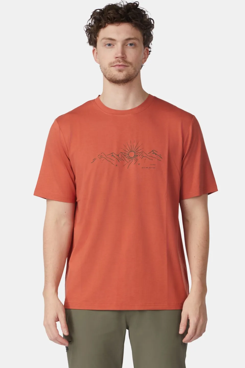 T-Shirt Red Rock Graphic Tee Ss M