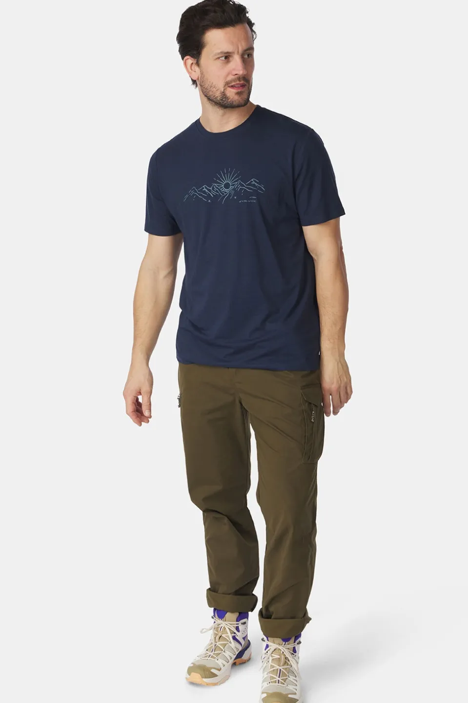 T-Shirt Red Rock Graphic Tee Ss M