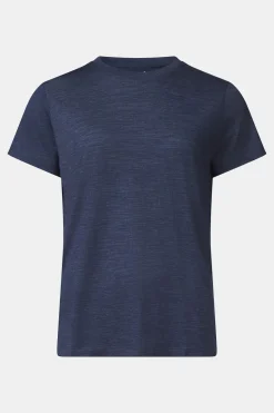 T-Shirt Ridge Trail Merino Print Ss W