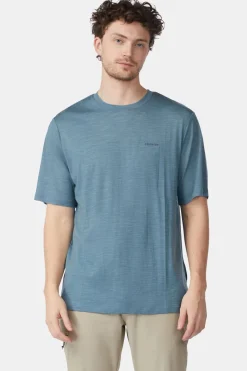 T-Shirt Ridge Trail Merino Print Ss M