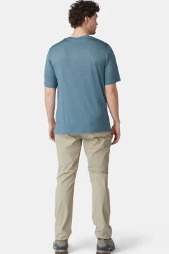 T-Shirt Ridge Trail Merino Print Ss M