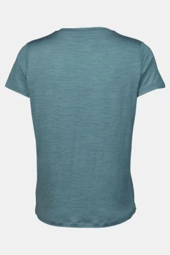 T-Shirt Ridge Trail Merino Print Ss W