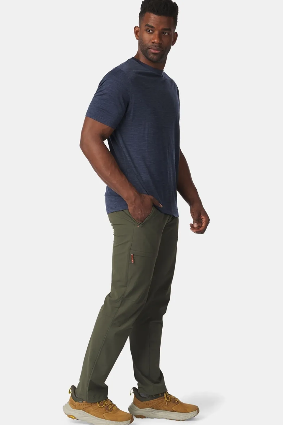 T-Shirt Ridge Trail Merino Print Ss M