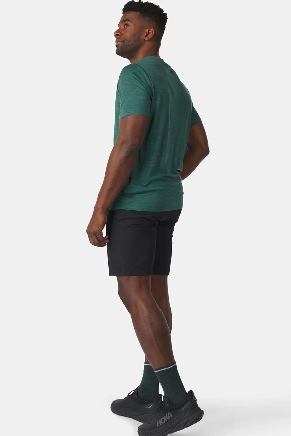 T-Shirt Ridge Trail Merino Print Ss M