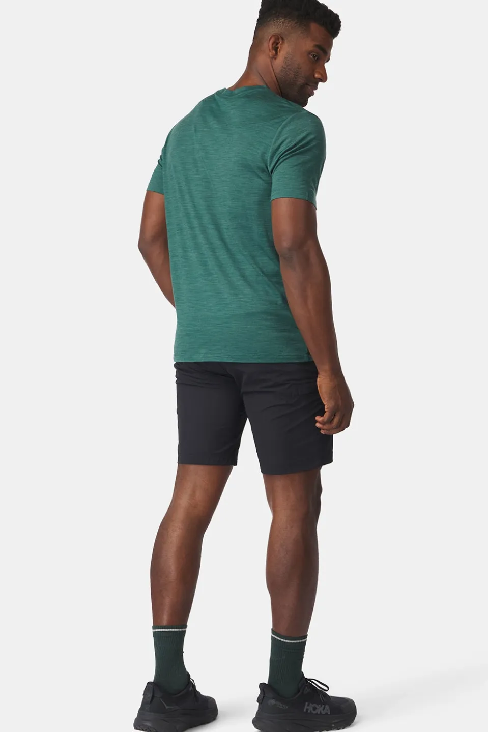 T-Shirt Ridge Trail Merino Print Ss M