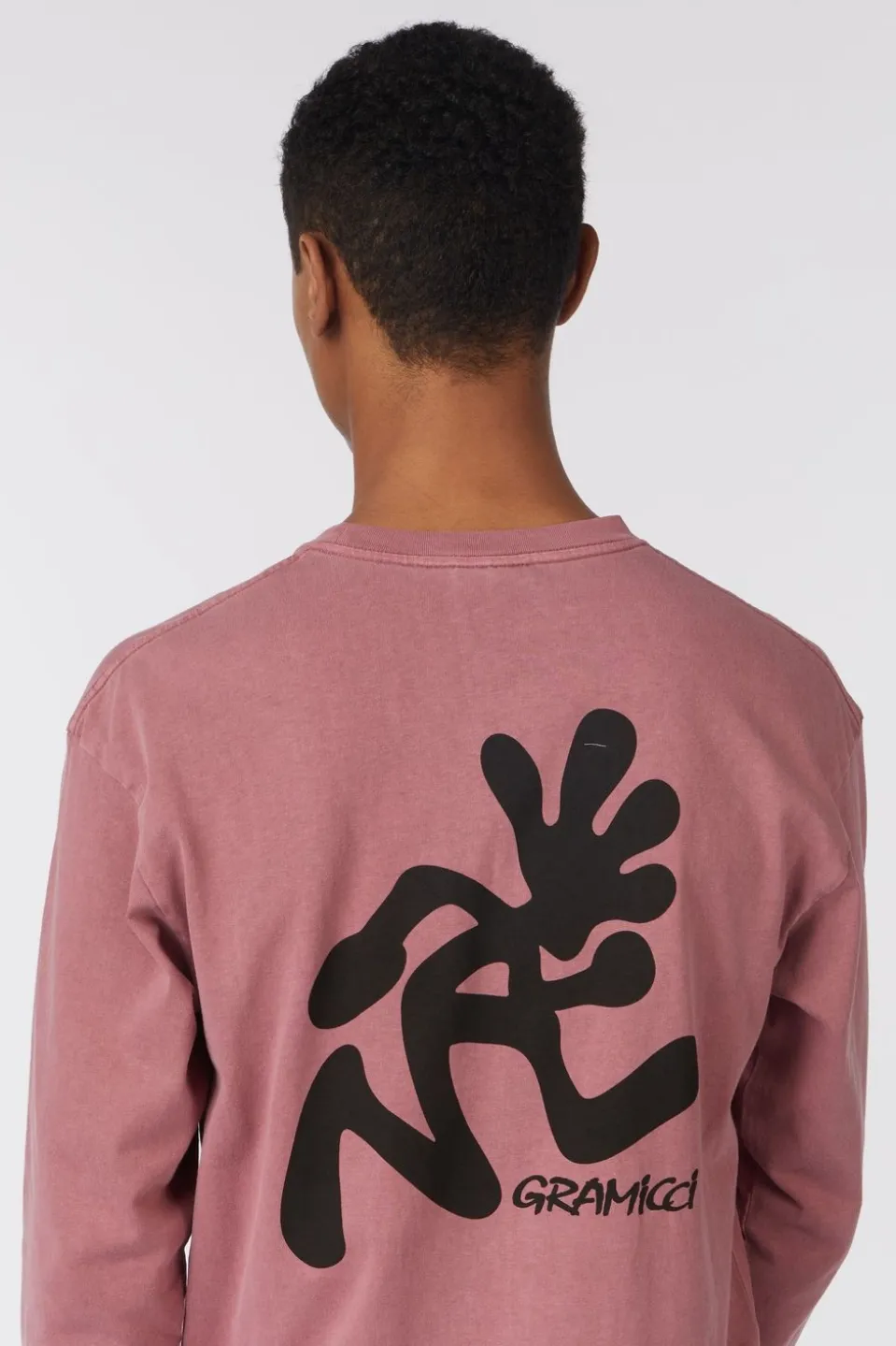 T-Shirt Running Man L/S Tee Pigment Dyed