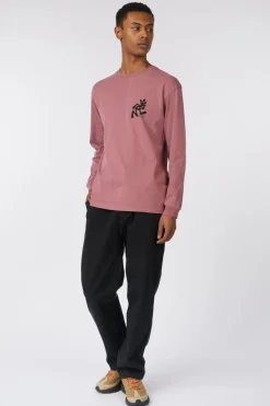 T-Shirt Running Man L/S Tee Pigment Dyed