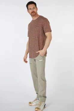 T-Shirt Stag Stare Merino Hemp Blend Short Sleev