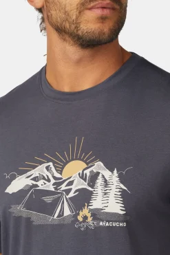 T-Shirt Sunset Camp T-Shirt Ss M
