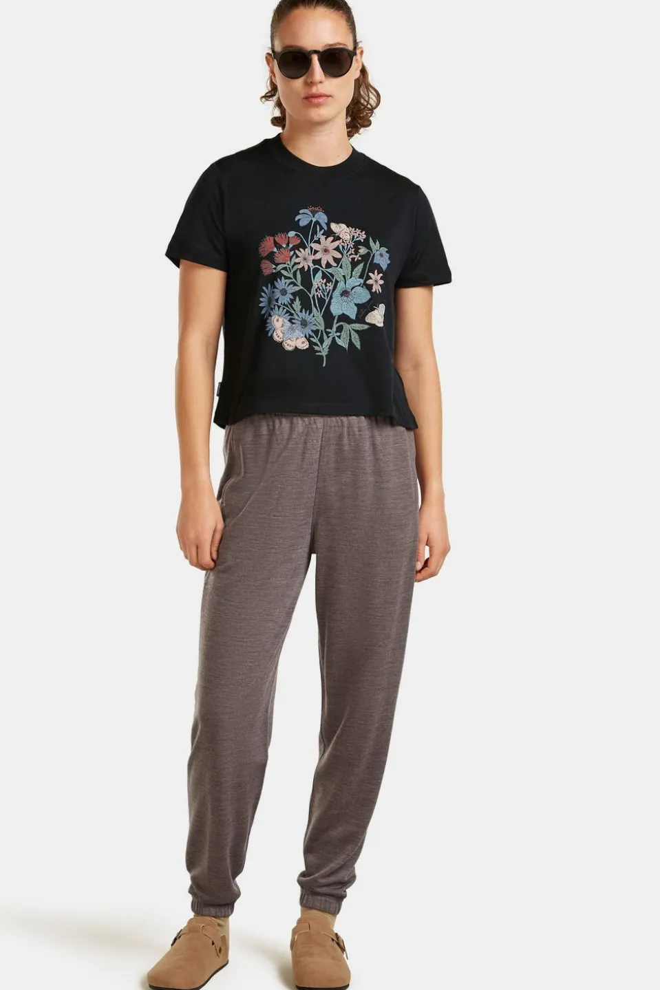 T-Shirt W Mer 150 Tech Lite Ss Crop Tee Nz Flora