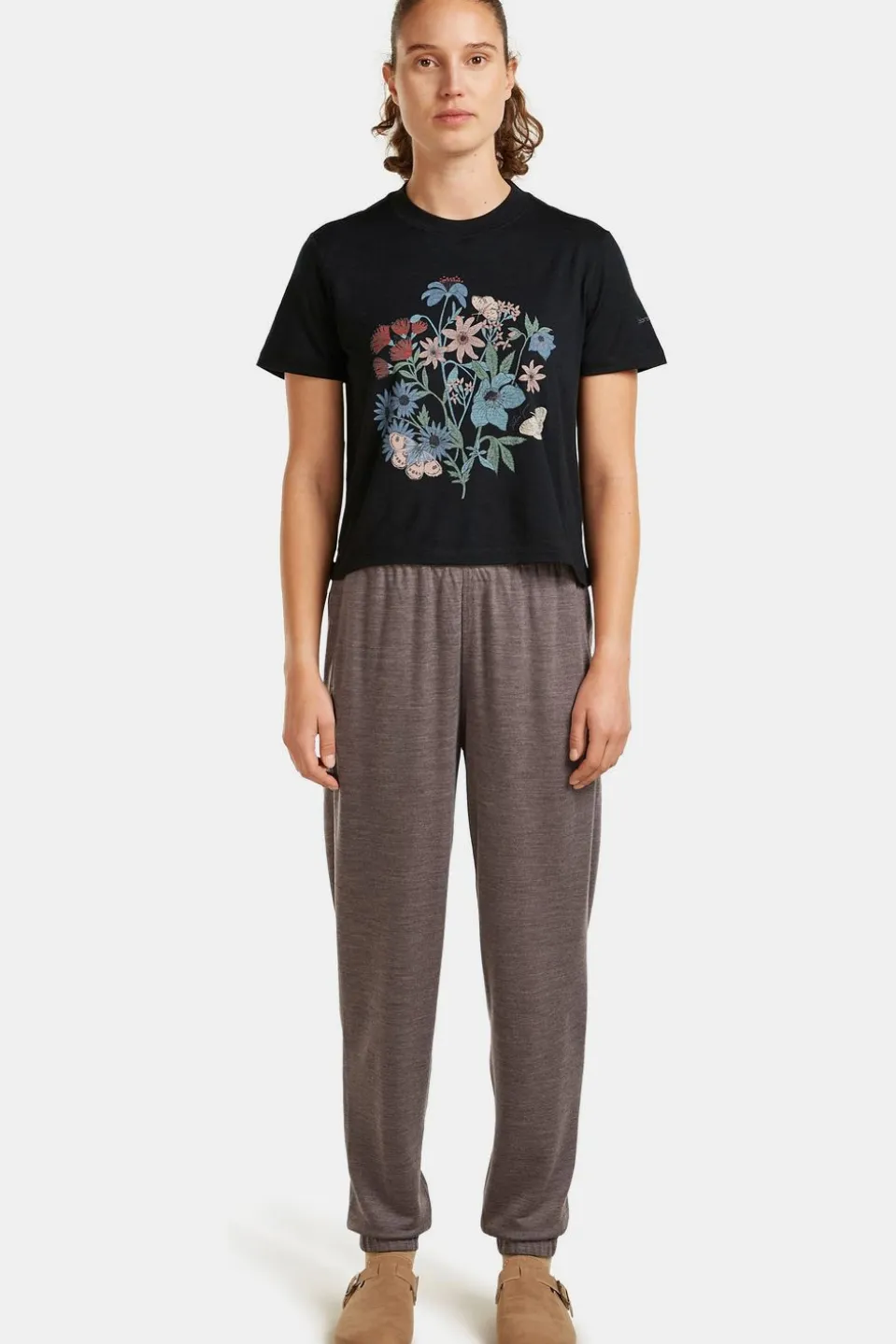 T-Shirt W Mer 150 Tech Lite Ss Crop Tee Nz Flora