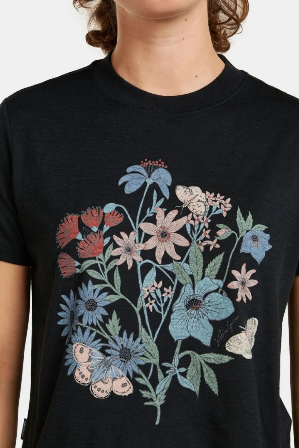 T-Shirt W Mer 150 Tech Lite Ss Crop Tee Nz Flora