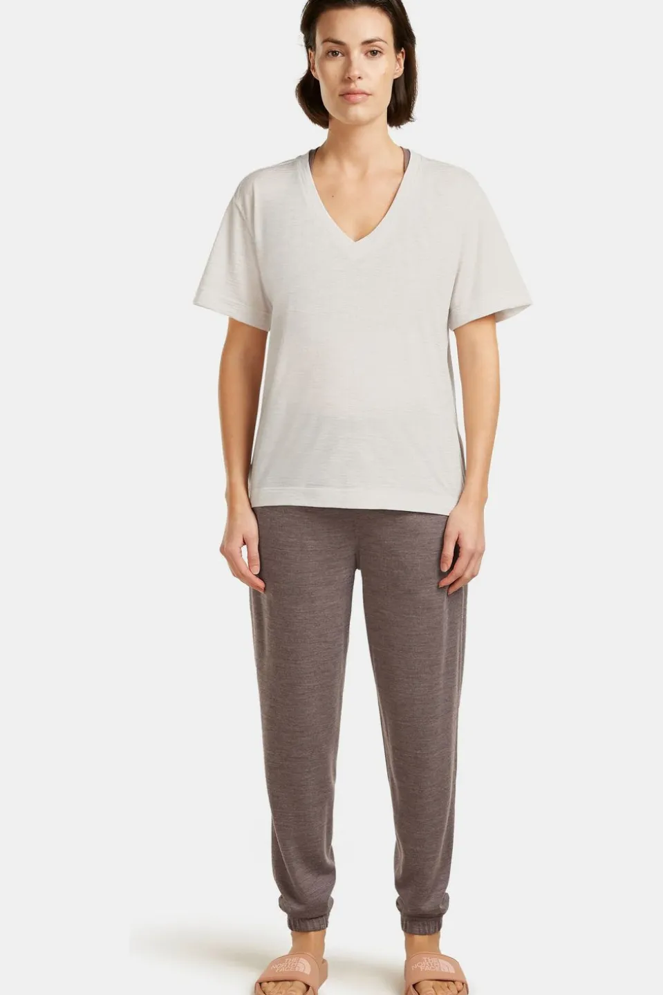 T-Shirt W Mer 150 Tech Lite Ss Relax V Neck Tee