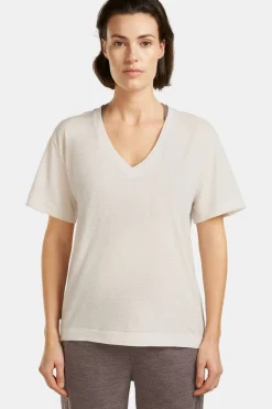 T-Shirt W Mer 150 Tech Lite Ss Relax V Neck Tee