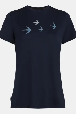 T-Shirt W Mer 150 Tech Lite Ss Tee Bird Transit