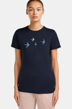 T-Shirt W Mer 150 Tech Lite Ss Tee Bird Transit
