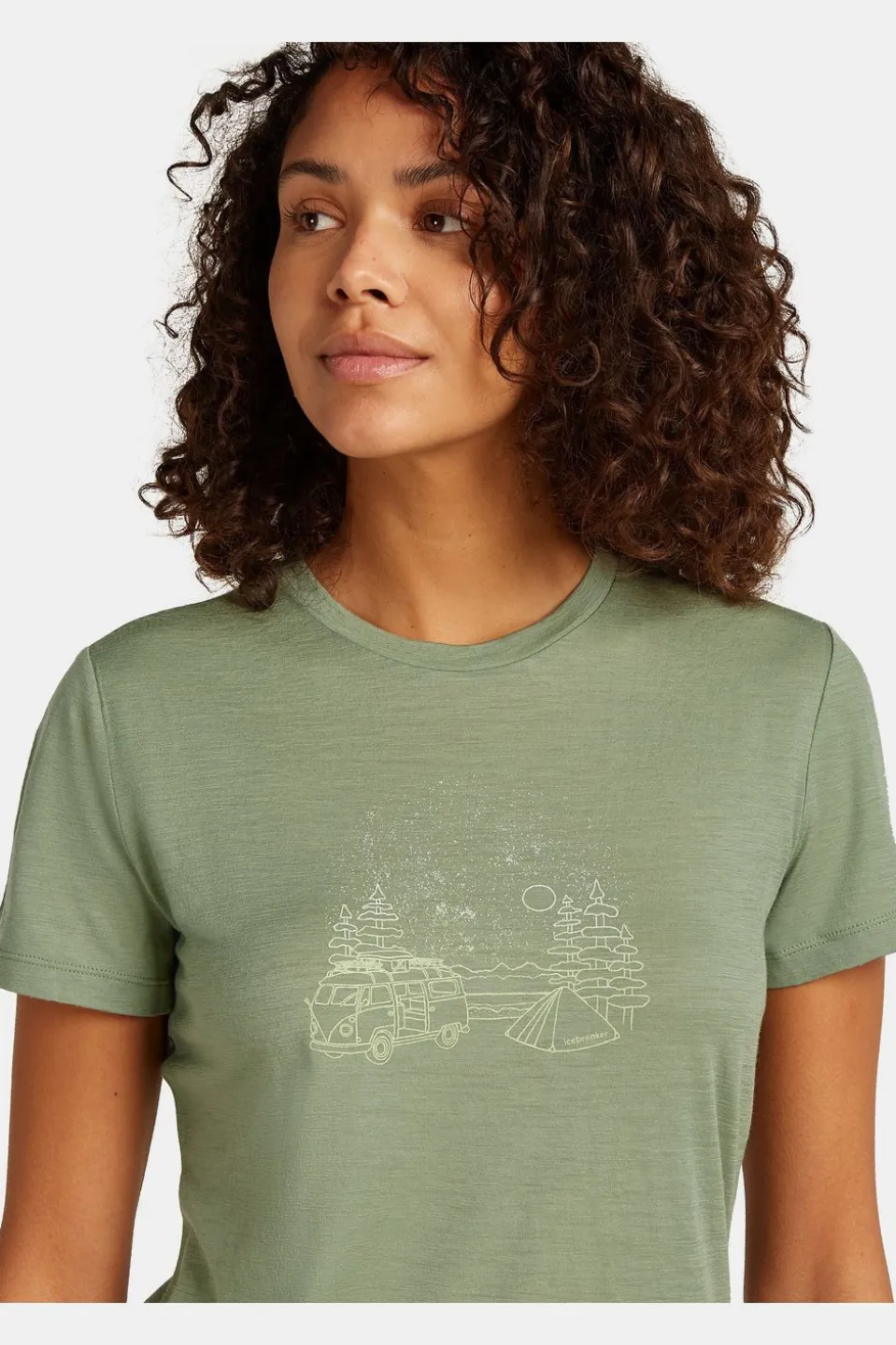 T-Shirt W Mer 150 Tech Lite Ss Tee Van Camp