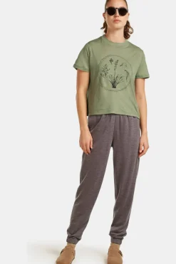 T-Shirt W Mer 150 Tech Lite Ss Crop T Seed Stor