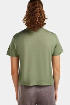 T-Shirt W Mer 150 Tech Lite Ss Crop T Seed Stor