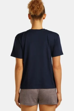 T-Shirt W Mer 150 Tech Lite Ss Relax V Neck Tee