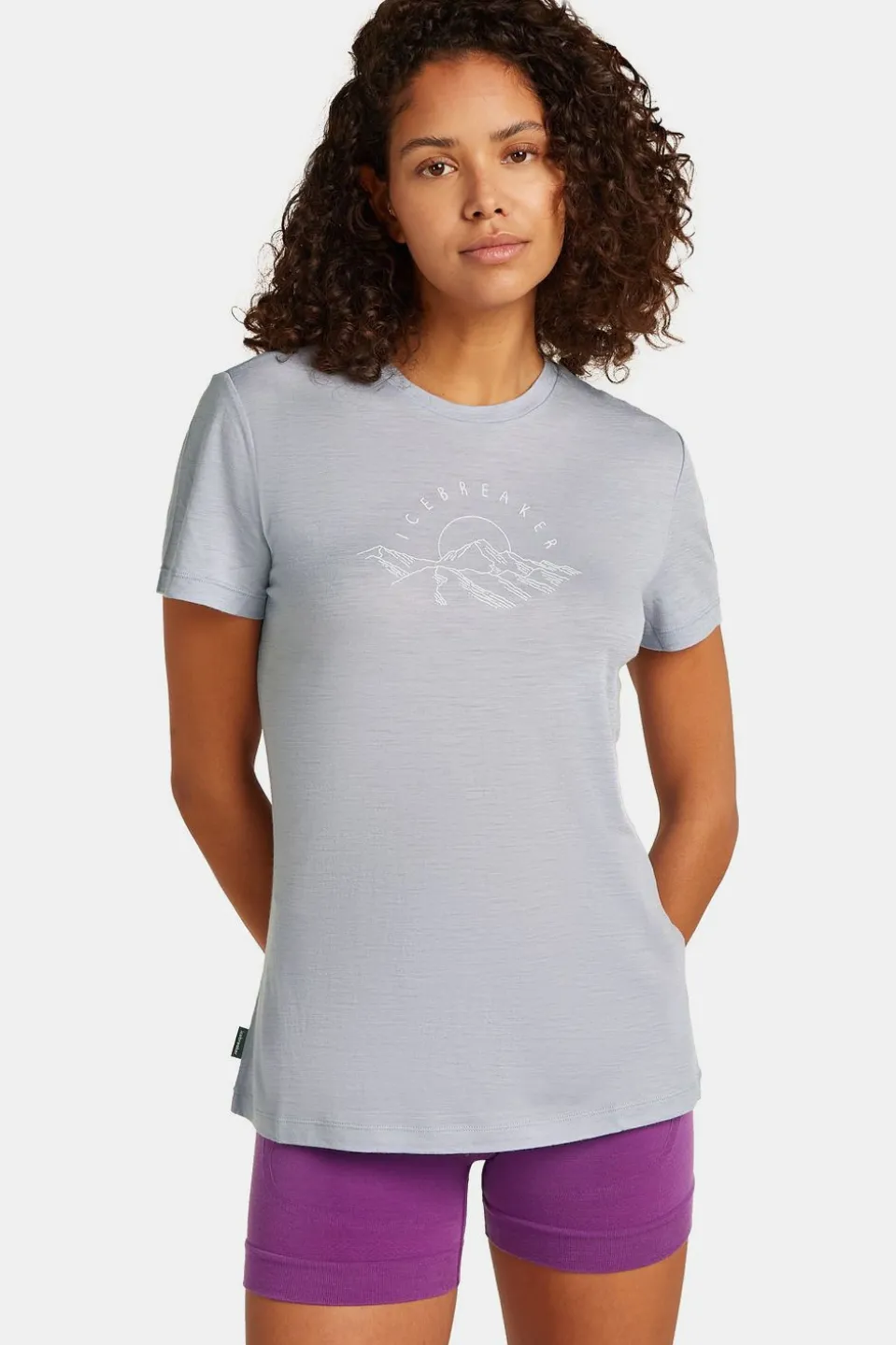 T-Shirt W Mer 150 Tech Lite Ss Tee Sunrise Sumit