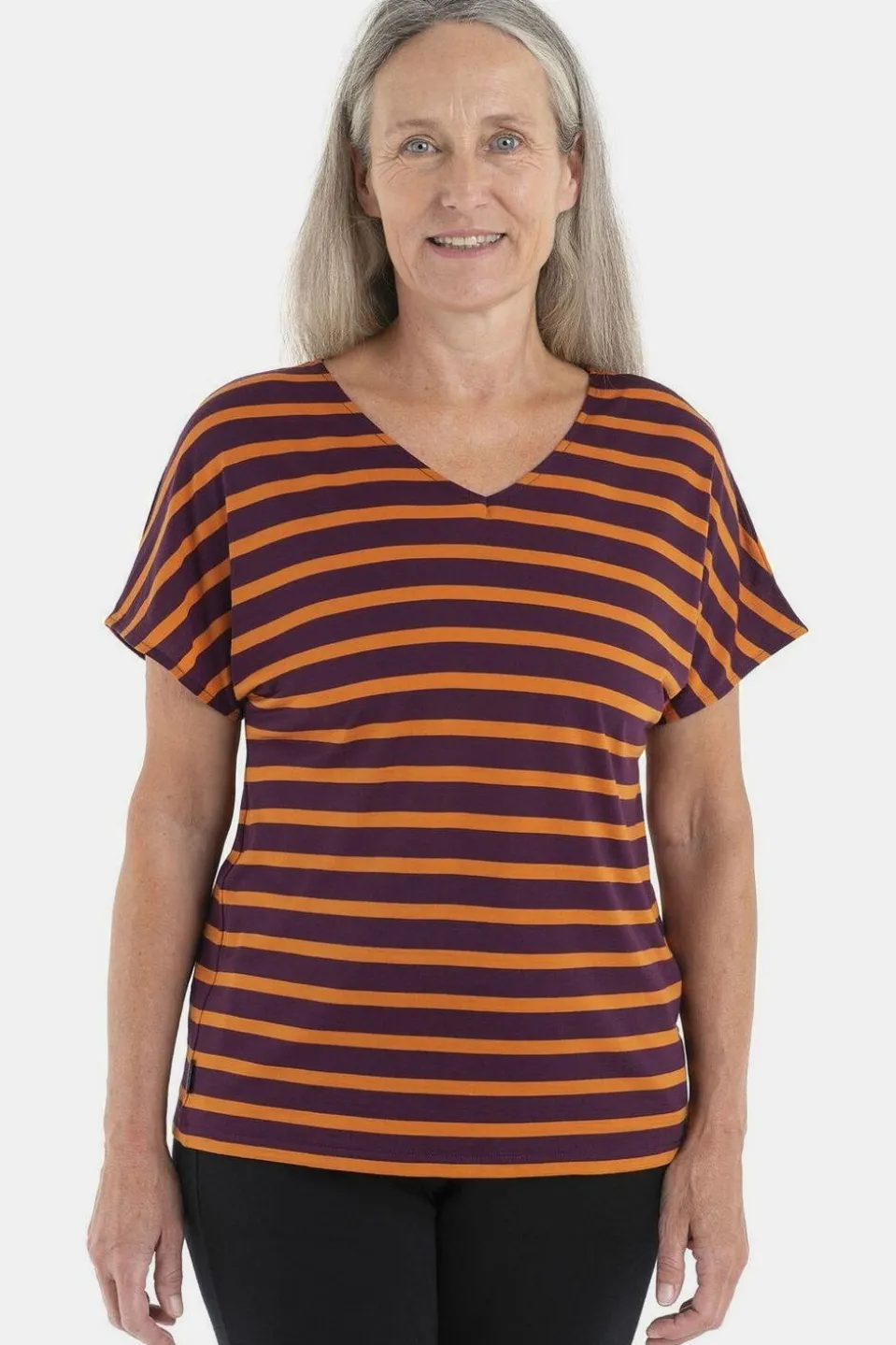 T-Shirt Women Drayden Reversible Ss Top Stripe