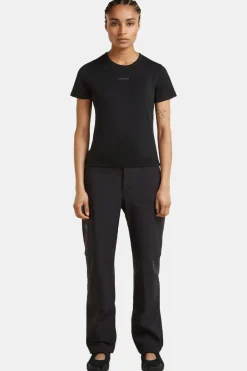 T-Shirt Women Merino 200 Tech Lite Ss Crop Slim Tee