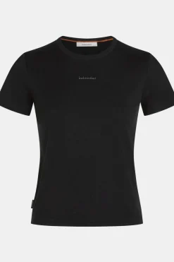 T-Shirt Women Merino 200 Tech Lite Ss Crop Slim Tee