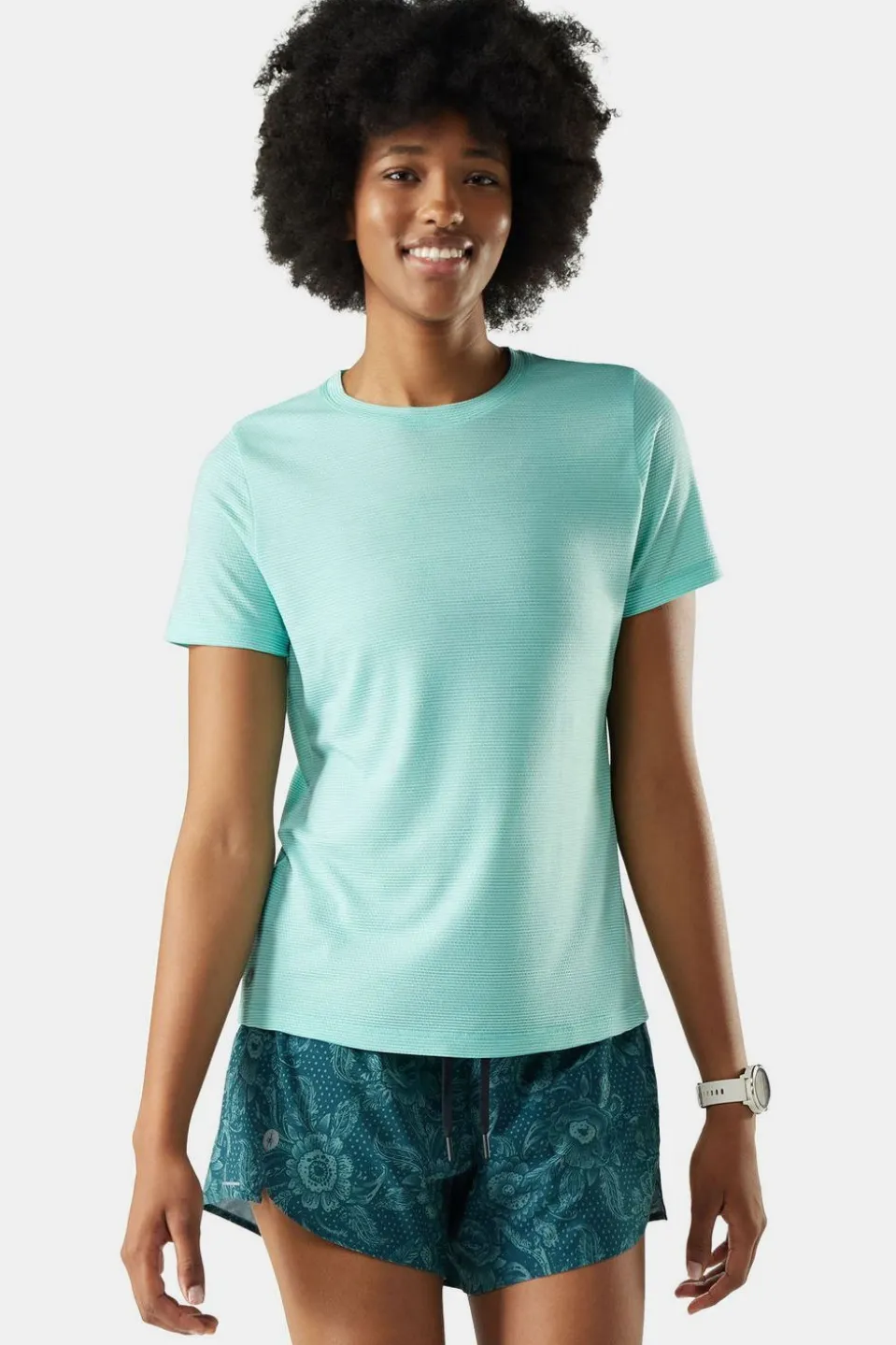 T-Shirt Women'S Active Mesh Short Sleeve