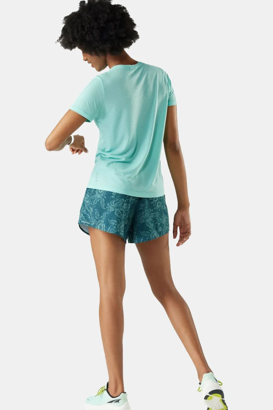 T-Shirt Women'S Active Mesh Short Sleeve
