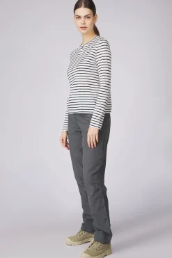 T-Shirt Womens Long Sleeve Striped