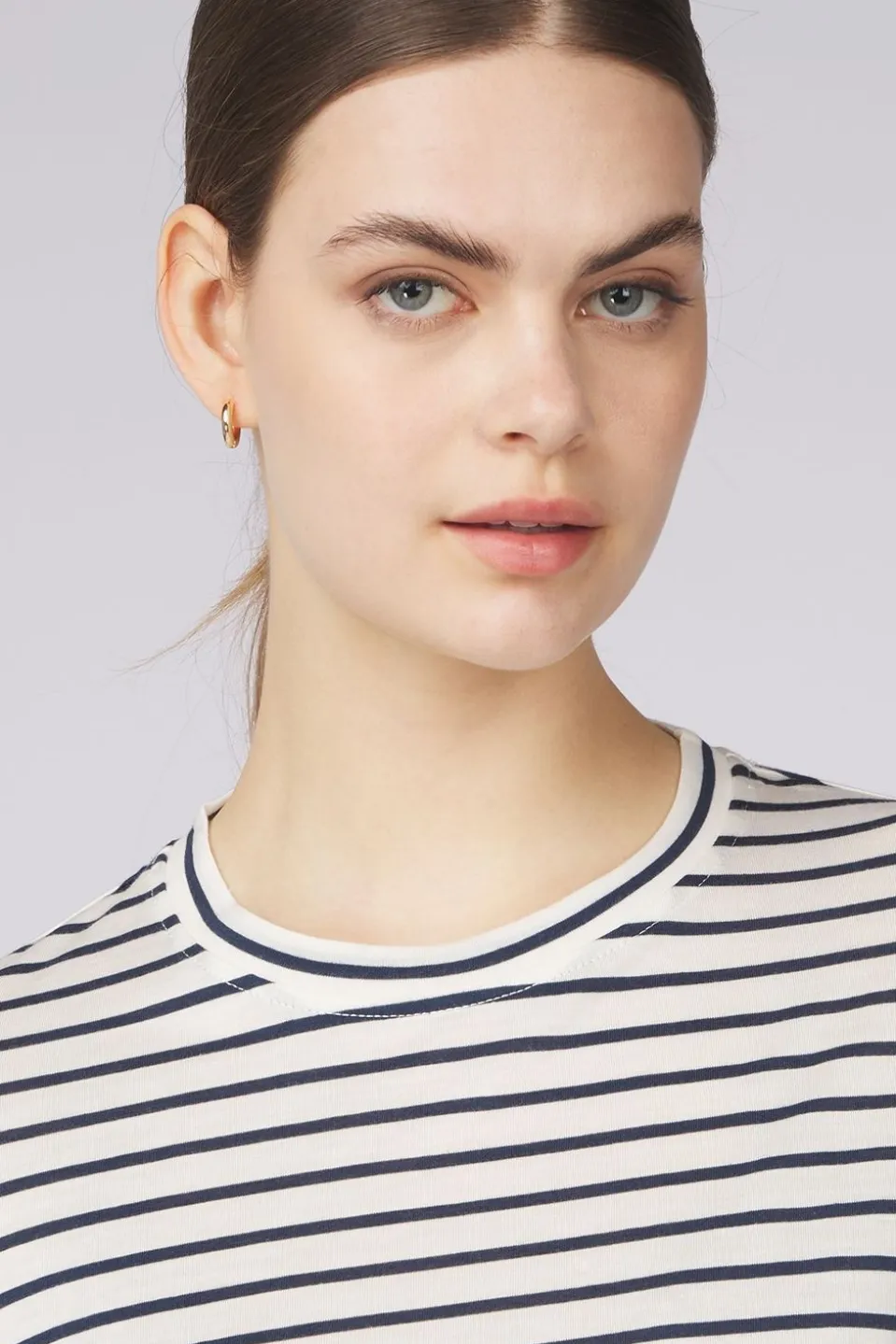 T-Shirt Womens Long Sleeve Striped