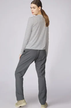 T-Shirt Womens Long Sleeve Striped