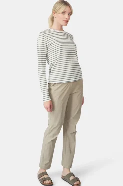 T-Shirt Womens Long Sleeve Striped