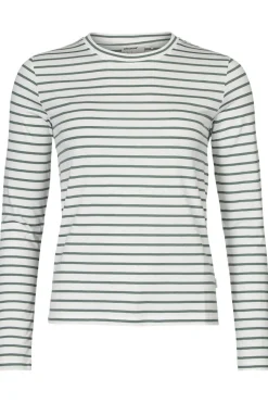 T-Shirt Womens Long Sleeve Striped