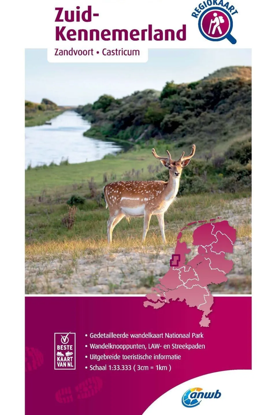 Zuid-Kennemerland wandelregiokaart